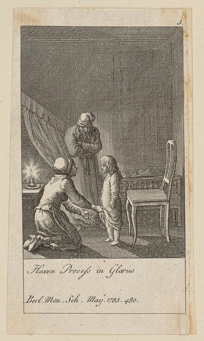 Blatt 3 der Folge „Modetorheiten“ von Daniel Nikolaus Chodowiecki