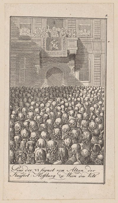 Blatt 4 der „Darstellungen aus der neuen Geschichte“ von Daniel Nikolaus Chodowiecki
