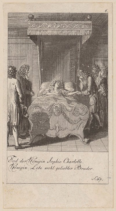 Blatt 6 der Folge „Brandenburgische Geschichte“ von Daniel Nikolaus Chodowiecki