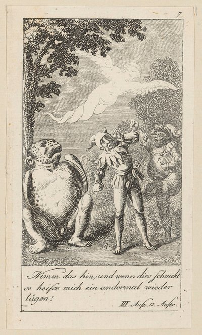 Blatt 7 zu Shakespeares „Sturm“ von Daniel Nikolaus Chodowiecki