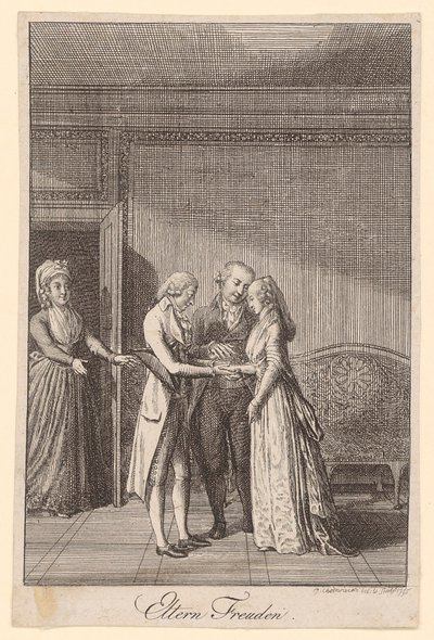 Elternfreuden von Daniel Nikolaus Chodowiecki