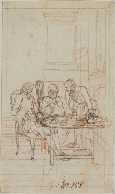 Illustration zu "Sebaldus Nothanker" von Daniel Nikolaus Chodowiecki