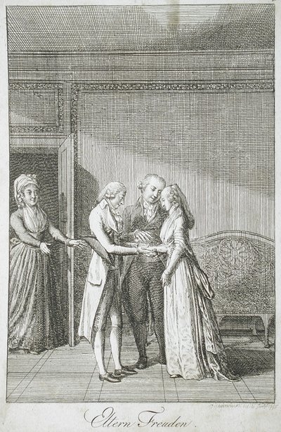 Elterliche Freuden von Daniel Nikolaus Chodowiecki