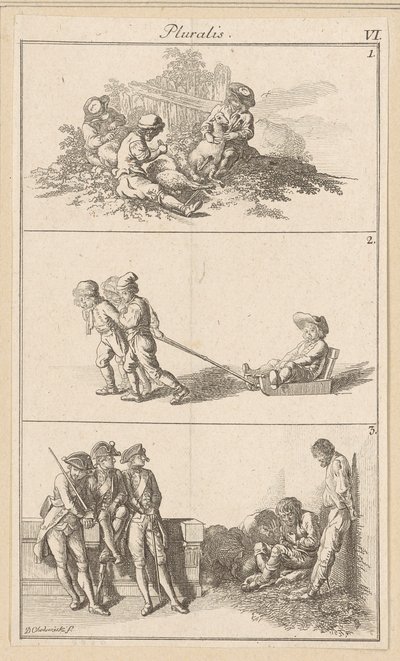 Pluralis VI von Daniel Nikolaus Chodowiecki