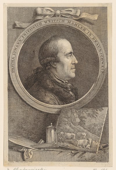 Porträt von Pascha Johann Friedrich Weitsch von Daniel Nikolaus Chodowiecki