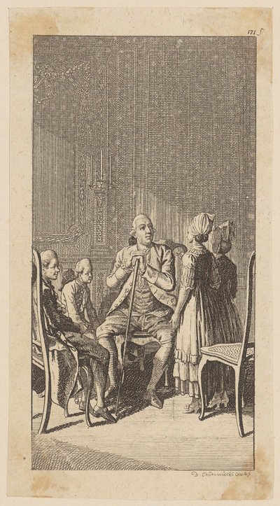 Titelkupfer zu Schummels "Kinderspielen" von Daniel Nikolaus Chodowiecki