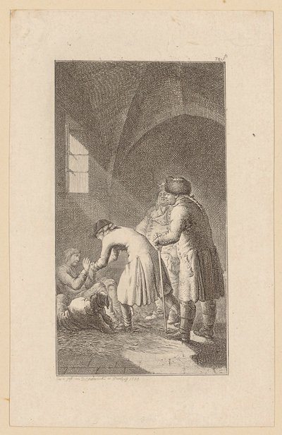 Titelkupfer zu Westphals „Wilhelm Edelwald“, zweiter Band von Daniel Nikolaus Chodowiecki