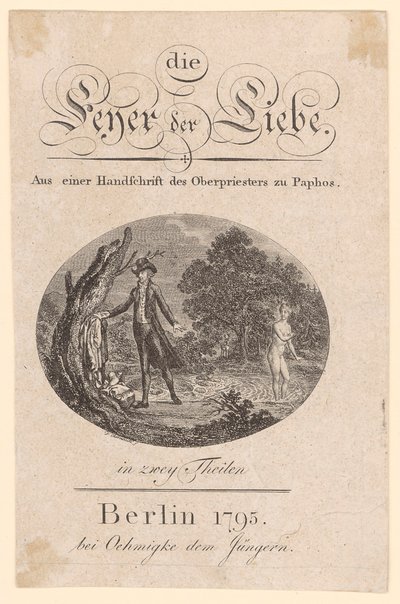 Titelvignette zur "Feyer der Liebe" von Daniel Nikolaus Chodowiecki