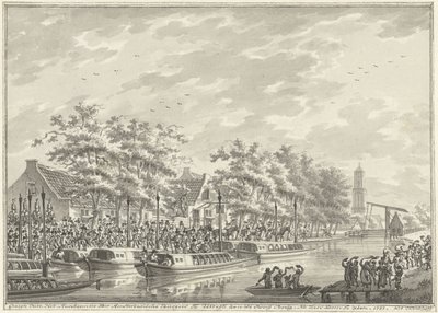 Ankunft der Amsterdamer in Utrecht, 1787 von Daniël Kerkhoff