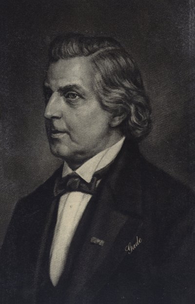 Niels Wilhelm Gade, dänischer Komponist, Dirigent, Violinist, Organist und Lehrer (1817-1890) von Danish School