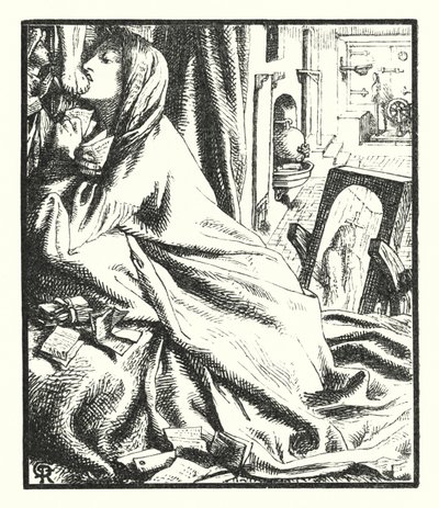 Mariana im Süden von Dante Gabriel (after) Rossetti