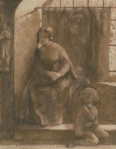 Die Sonne mag scheinen, aber wir sind kalt, 1848 von Dante Gabriel Charles Rossetti