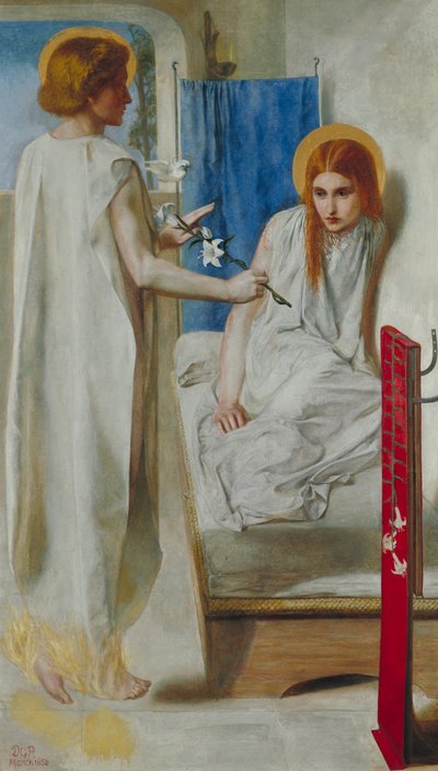 Die Verkündigung von Dante Gabriel Rossetti