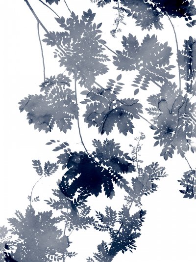 Tiefe Ökologie 1 Blau-Grau von Danushka Abeygoda