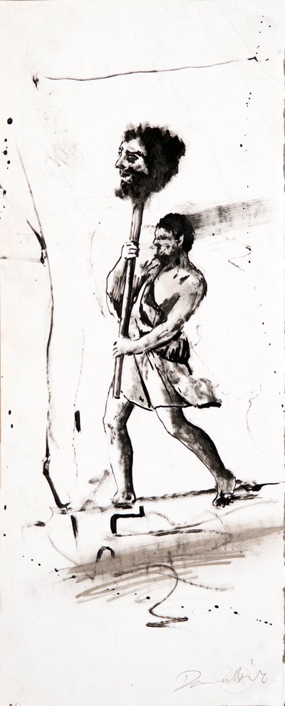 Studie von David und Goliath von Darren Coffield