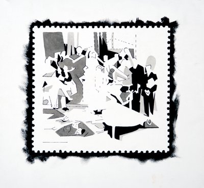 Fest des Pan (Briefmarkenstudie) von Darren Coffield