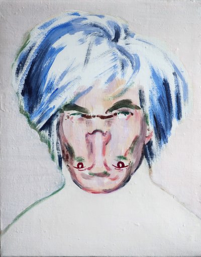 Schockköpfiger Warhol, 2013 von Darren Coffield