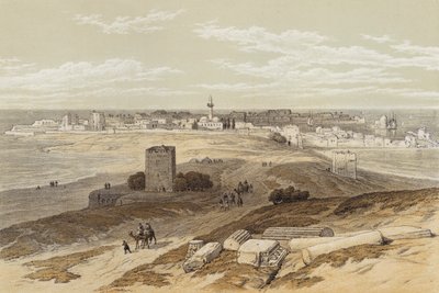 Tyrus vom Isthmus von David (after) Roberts