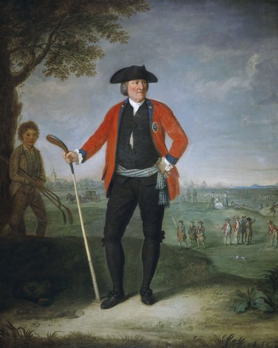William Inglis, ca. 1712 - 1792. Chirurg und Kapitän der Honourable Company of Edinburgh Golfers von David Allan