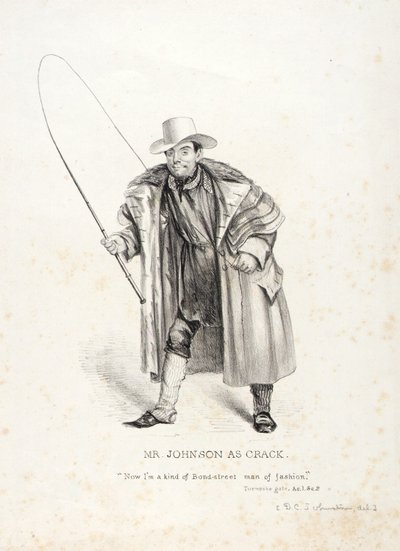 Herr Johnson als Crack von David Claypoole Johnston