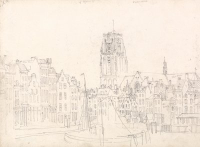 Rotterdam: Die Kirche St. Laurentius von David Cox