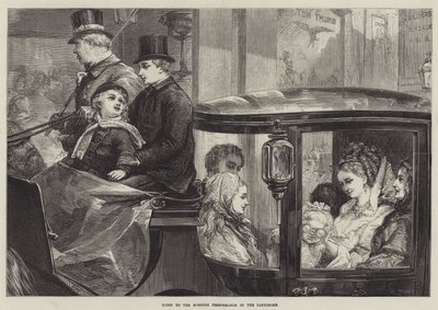 Auf dem Weg zur Morgenaufführung des Pantomime von David Henry Friston