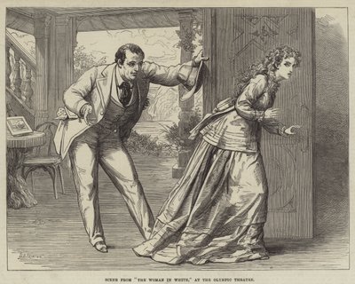 Szene aus Die Frau in Weiß, im Olympic Theatre von David Henry Friston