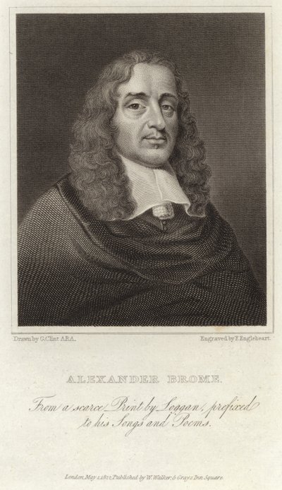 Alexander Brome - englischer Dichter von David Loggan