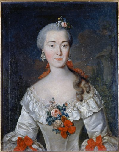 Porträt von Maria Ivanovna Tatishcheva von David Luders