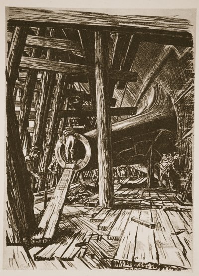 Ein Wellenbrecher, Illustration aus 