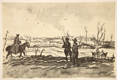 An der Somme: in der Nähe von Mametz, Illustration aus 