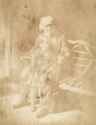 Rev. Dr. Thomas Chalmers und Thomas Chalmers Hanna, 1843-47. Schöpfer: David Octavius Hill, Robert Adamson, Hill & Adamson von Hill and Adamson
