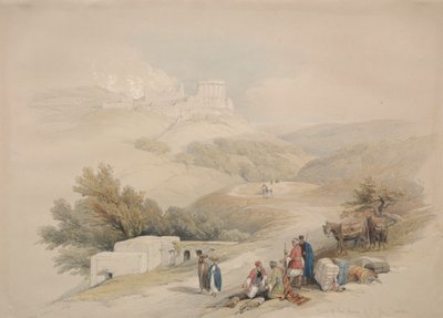 Ruinen der Kirche von St. John Sabaste von David Roberts
