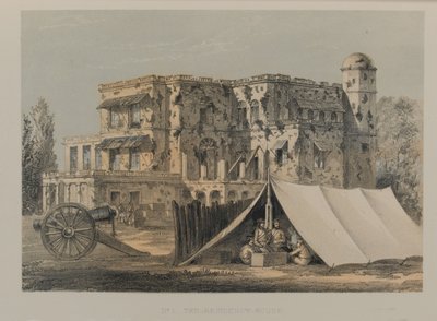 Das Residenzhaus, Lucknow von David Scott Lieutenant Colonel (after) Dodgson