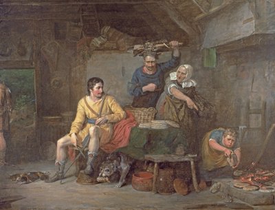 König Alfred verbrennt die Kuchen von David Wilkie