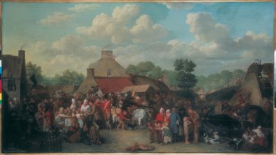 Pitlessie-Markt von David Wilkie