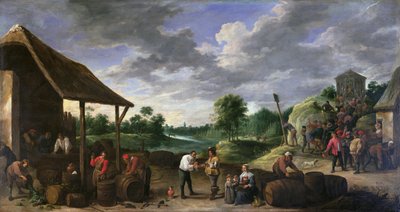 Die Weinlese von David Teniers the Younger