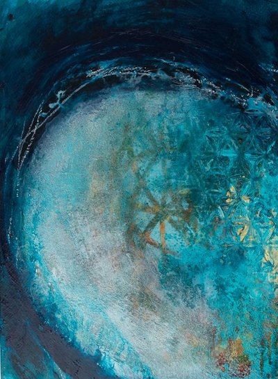 Abstrakter Ozeanfluss von Deb Chaney