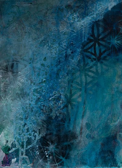 Tiefblaue Muster von Deb Chaney