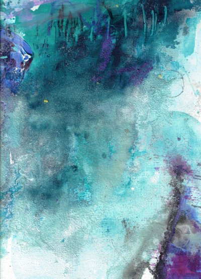 Tiefes Ozeanabstrakt von Deb Chaney