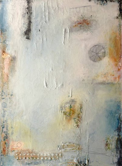 Serene Abstrakte Schichten von Deb Chaney