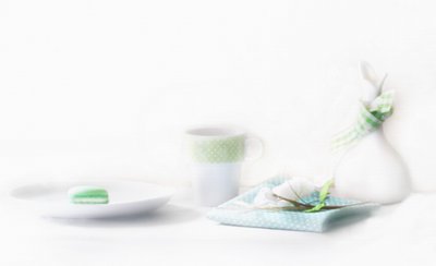Frischer Grüner Macaron Tisch von Delphine Devos