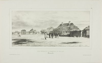 Hof des Quarantäne-Generals, Skoulani, Bessarabien von Denis Auguste Marie Raffet
