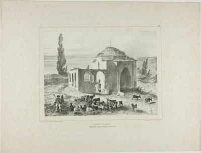 Mariah-Grab, Bachtcheh-Seraï, Krim, 21. August 1837 von Denis Auguste Marie Raffet
