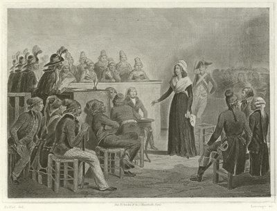 Marie Antoinette vor dem Revolutionstribunal von Denis Auguste Marie Raffet