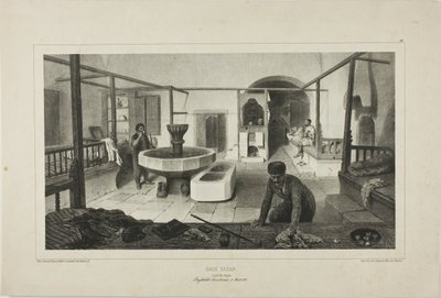 Tartarisches Bad, Ruheraum von Denis Auguste Marie Raffet