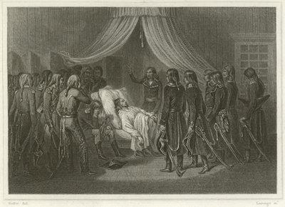 Der Tod von General Hoche von Denis Auguste Marie Raffet