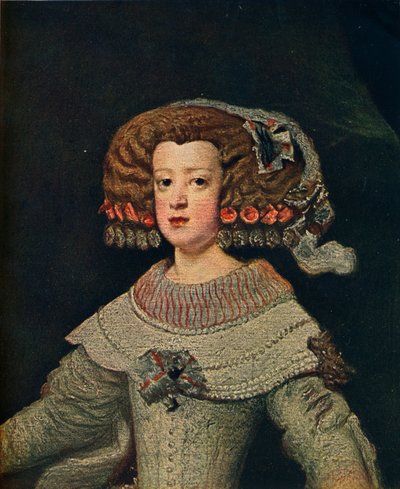 Porträt der Königin Marie-Anne, Mariana von Österreich, 1652, 1910 von Diego Velázquez