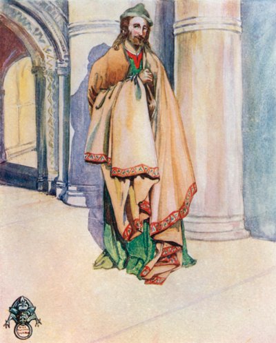 Ein Mann aus der Zeit von Heinrich I. (1100-1135) von Dion Clayton Calthrop