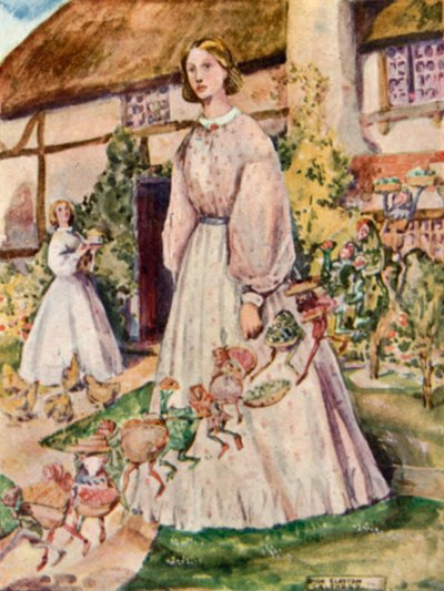 Illustration für Goblin Market von Christina Rossetti von Dion Clayton Calthrop